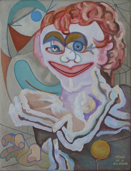 Head of a Clown by Edwin G Lucas