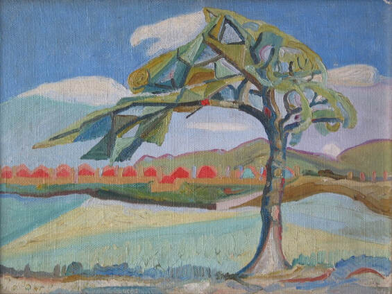 Tree at Baberton Mains by Edwin G Lucas