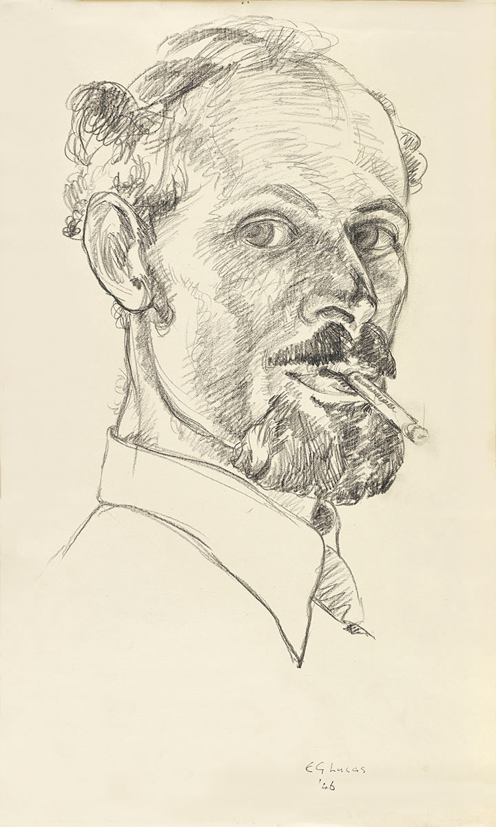 Self Portrait, 1946 by Edwin G Lucas