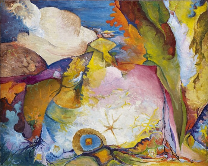 Organic Abstract (Exploration 1/86) by Edwin G Lucas