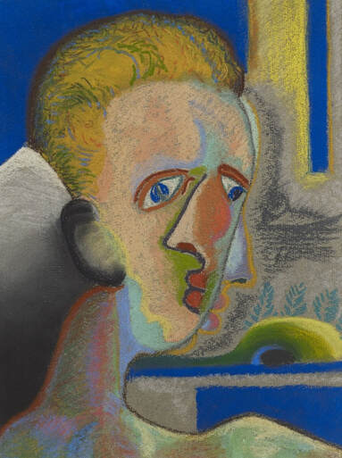 Pastel Portrait by Edwin G Lucas